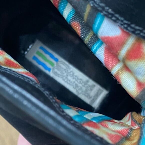 Arnold Churgin Suede Leather Slouchy Ankle Bootie w/ 2.5" Heel Black Size 38 - Picture 4 of 6